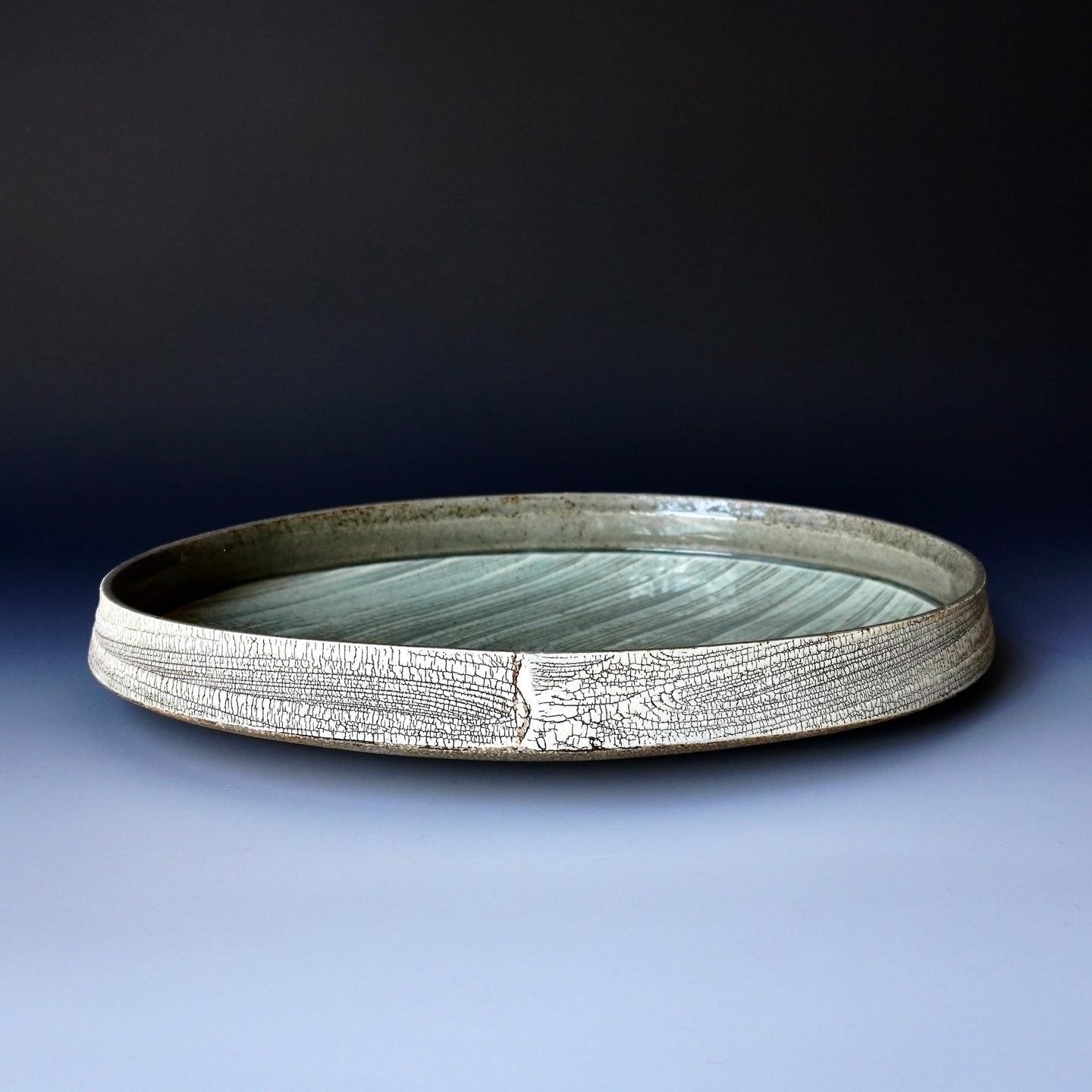 Raised Rim Plate/Suiban( ikebana container)