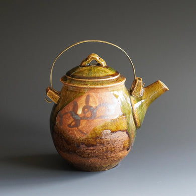 Oribe Tea Pot by Ken Matsuzaki