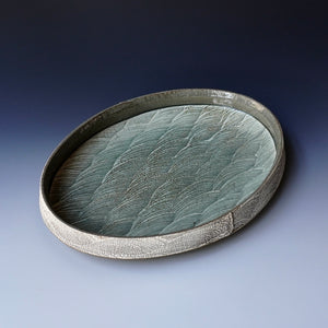 Raised Rim Plate/Suiban( ikebana container)