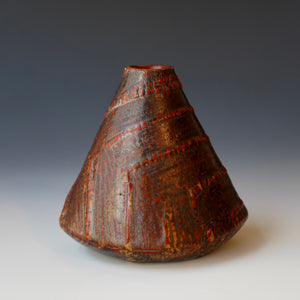 Oval bud vase