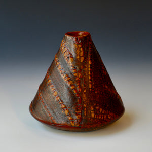Oval bud vase