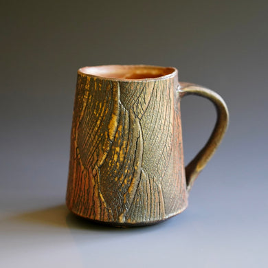 Woodfired Kohiki Mug by Akira Satake